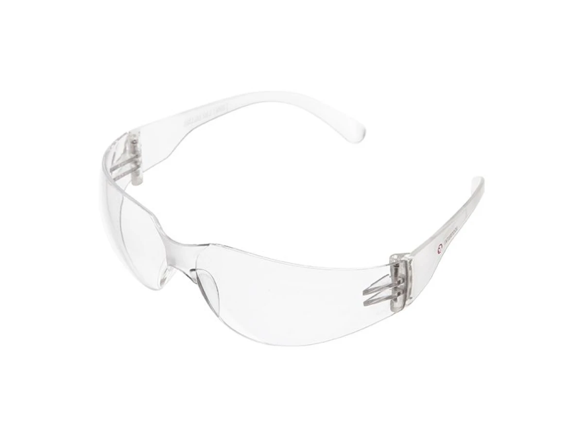 Очки защитные прозрачные, материал линз поликарбонат, материал заушников поликарбонат, защита от удара INTERTOOL SP-0083 
