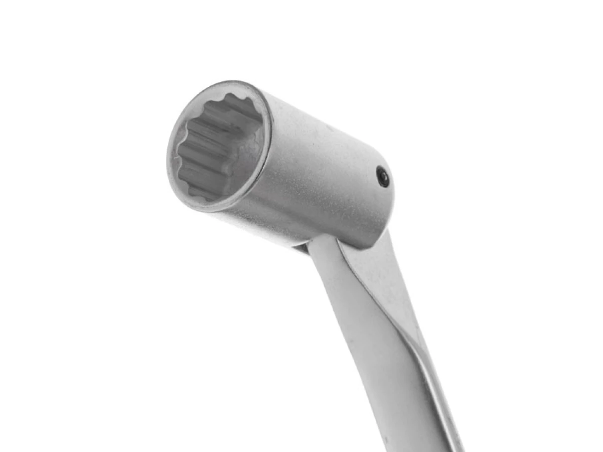 Ключ ріжково-накидний шарнірний 18 мм, CrV, покриття сатин-хром INTERTOOL XT-1418 