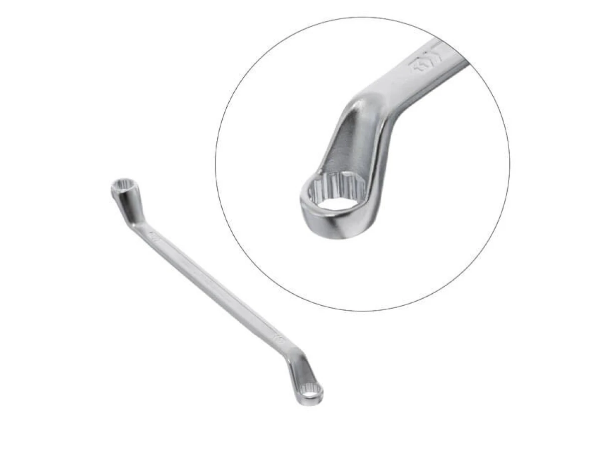 Ключ накидной 10-11 мм Cr-V, покрытие сатин-хром; PROF DIN3113 INTERTOOL XT-1210 