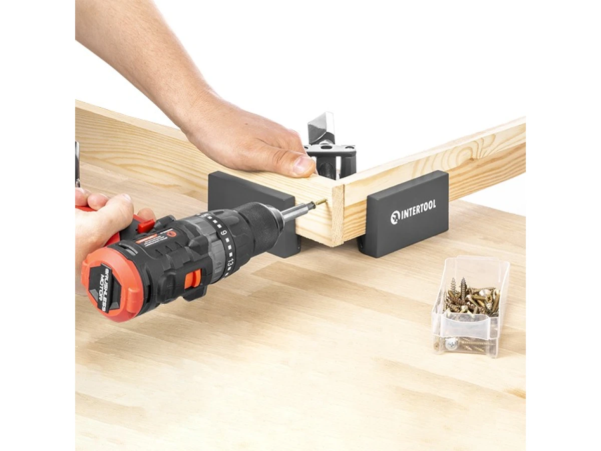 Струбцина кутова 90 градусів, ширина захвату 70 мм, внутрішня INTERTOOL HT-6043 