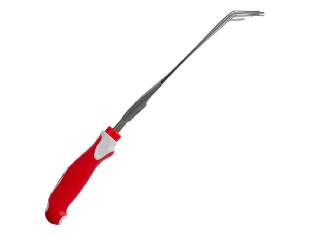 Граблі віялові садові 230 мм*100 мм з комбінованою рукояткою INTERTOOL FT-0031 