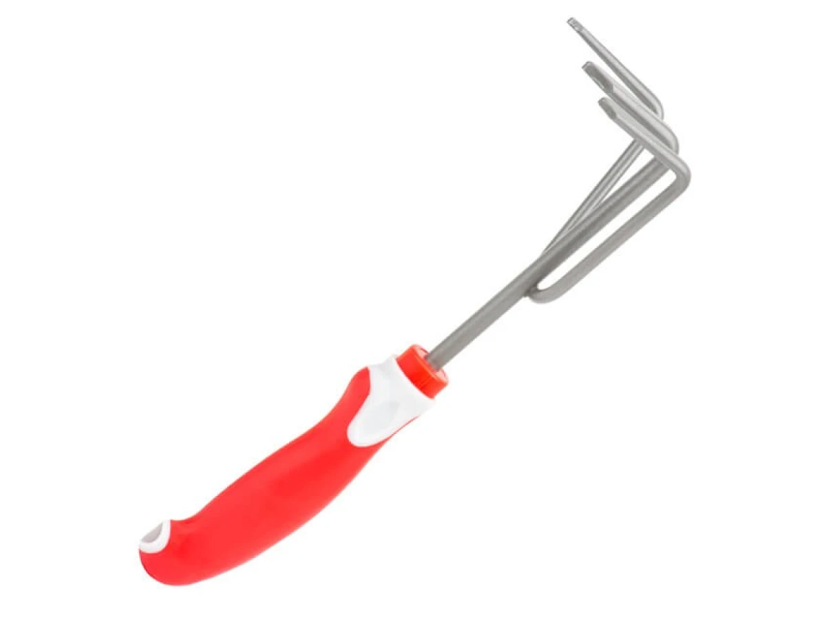 Культиватор садовый 270 мм*85 мм с комбинированной рукояткой INTERTOOL FT-0034 