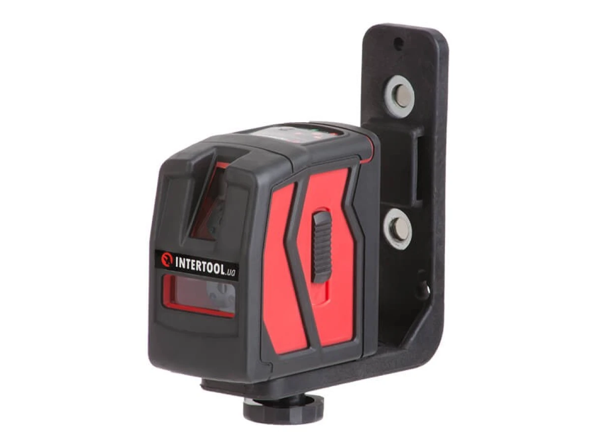 Уровень лазерный мини, 2 лазерные головки INTERTOOL MT-3050 