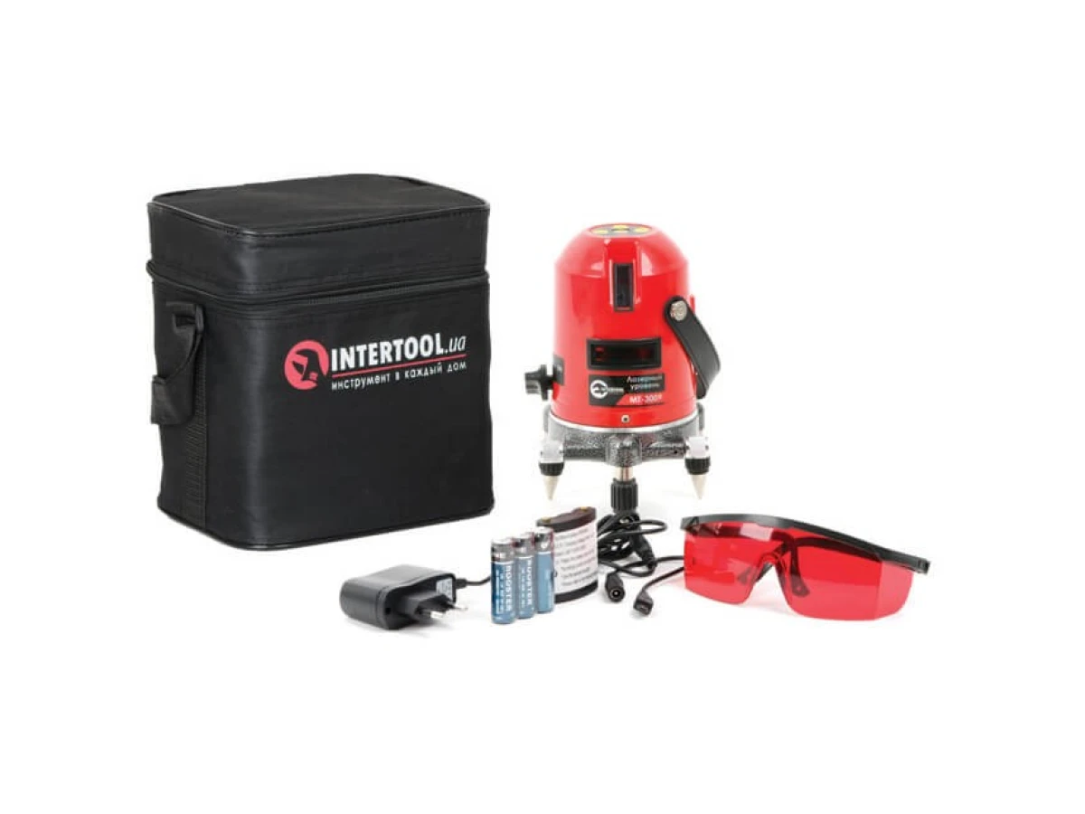 Уровень лазерный 2 лазерные головки INTERTOOL MT-3009 