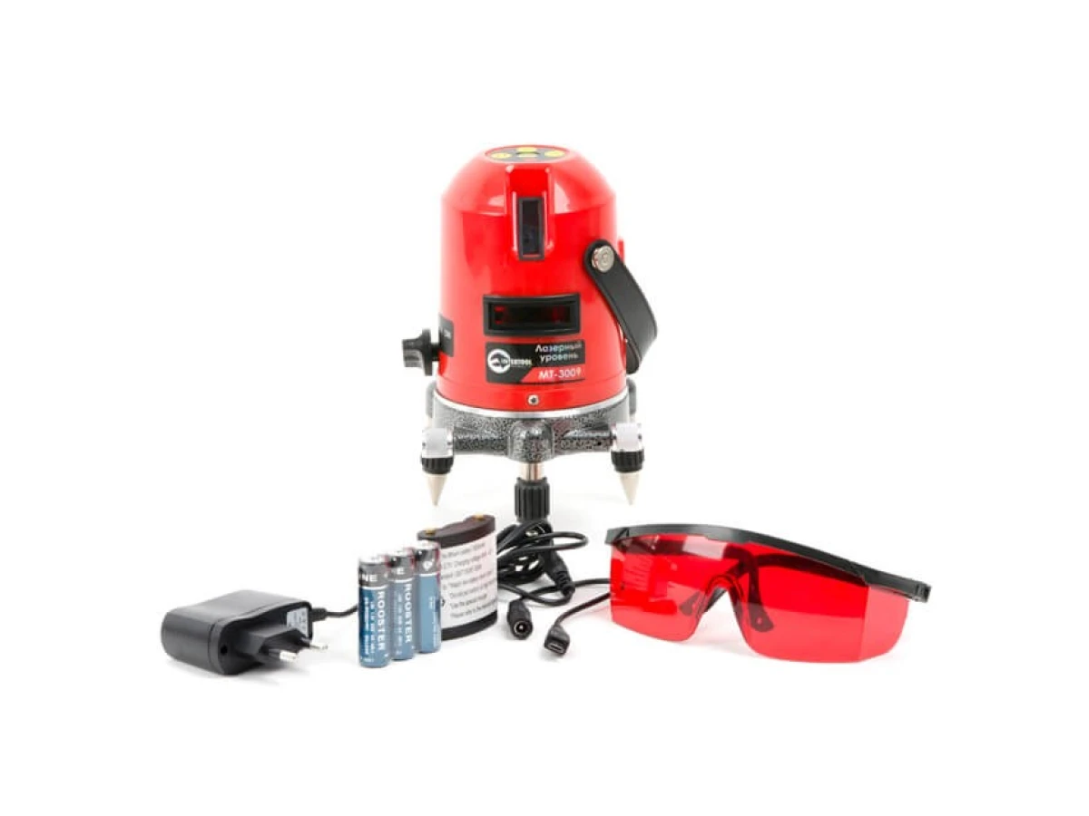 Уровень лазерный 2 лазерные головки INTERTOOL MT-3009 