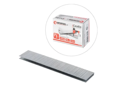 Скоба для степлера РТ-1612 28мм (18GA) 5,7(5,8)x1,25x1,0мм 5000шт/упак. INTERTOOL PT-8328