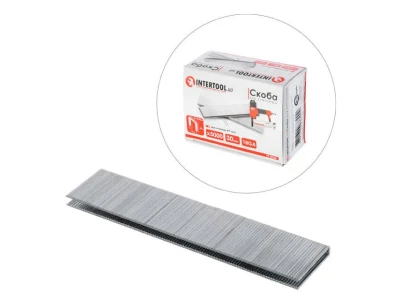 Скоба для степлера РТ-1612 30мм (18GA) 5,7(5,8)x1,25x1,0мм 5000од/упак. INTERTOOL PT-8330