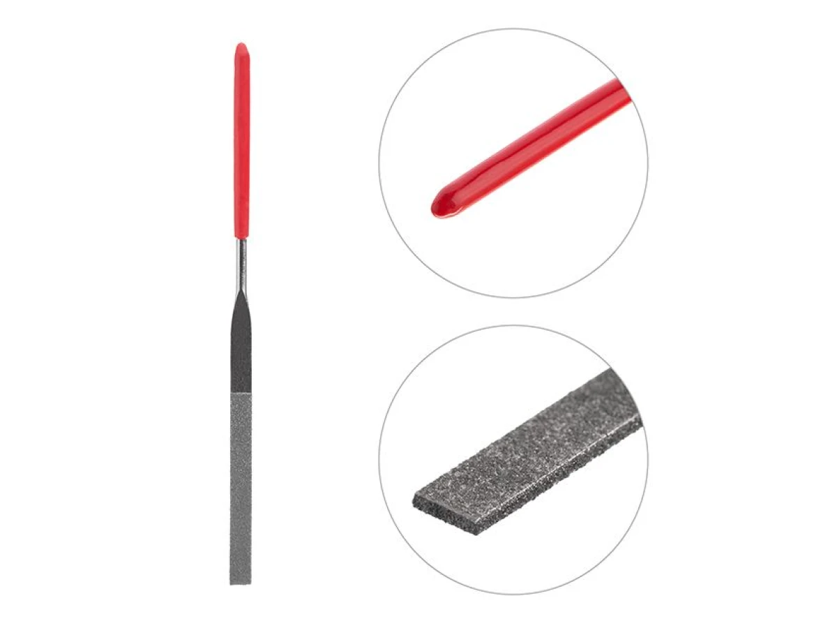 Набор алмазных надфилей 5 шт, 140 мм INTERTOOL HT-3709 