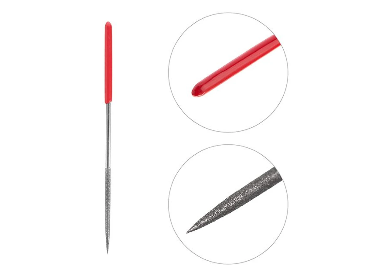 Набор алмазных надфилей 5 шт, 140 мм INTERTOOL HT-3709 