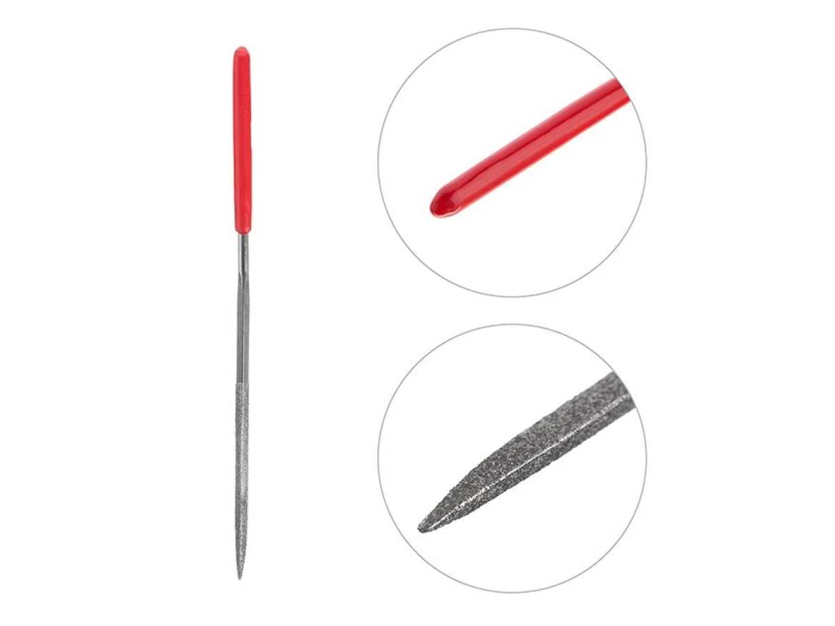 Набор алмазных надфилей 5 шт, 140 мм INTERTOOL HT-3709 