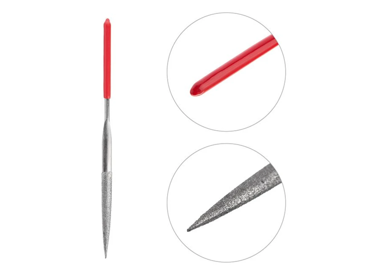 Набор алмазных надфилей 5 шт, 140 мм INTERTOOL HT-3709 