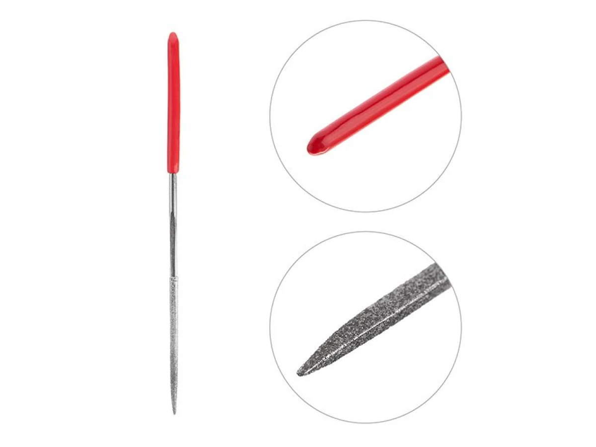 Набор алмазных надфилей 5 шт, 140 мм INTERTOOL HT-3709 