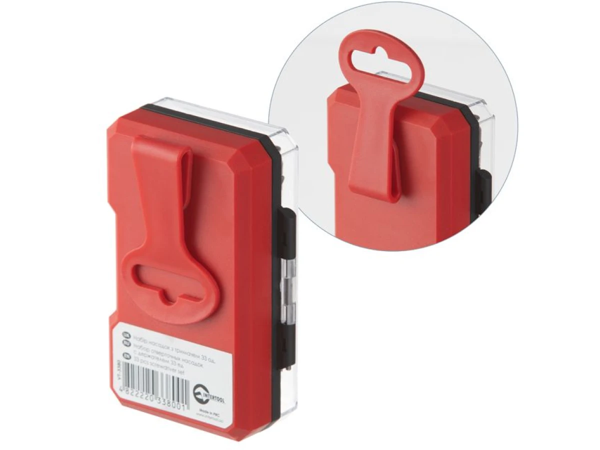 Набір насадок з тримачем 33 од. INTERTOOL VT-3380 