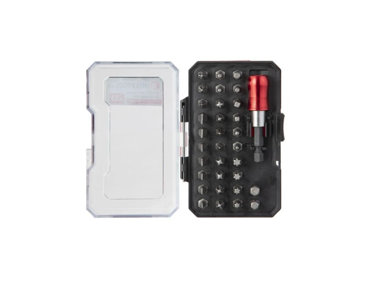 Набір насадок з тримачем 33 од. INTERTOOL VT-3380 