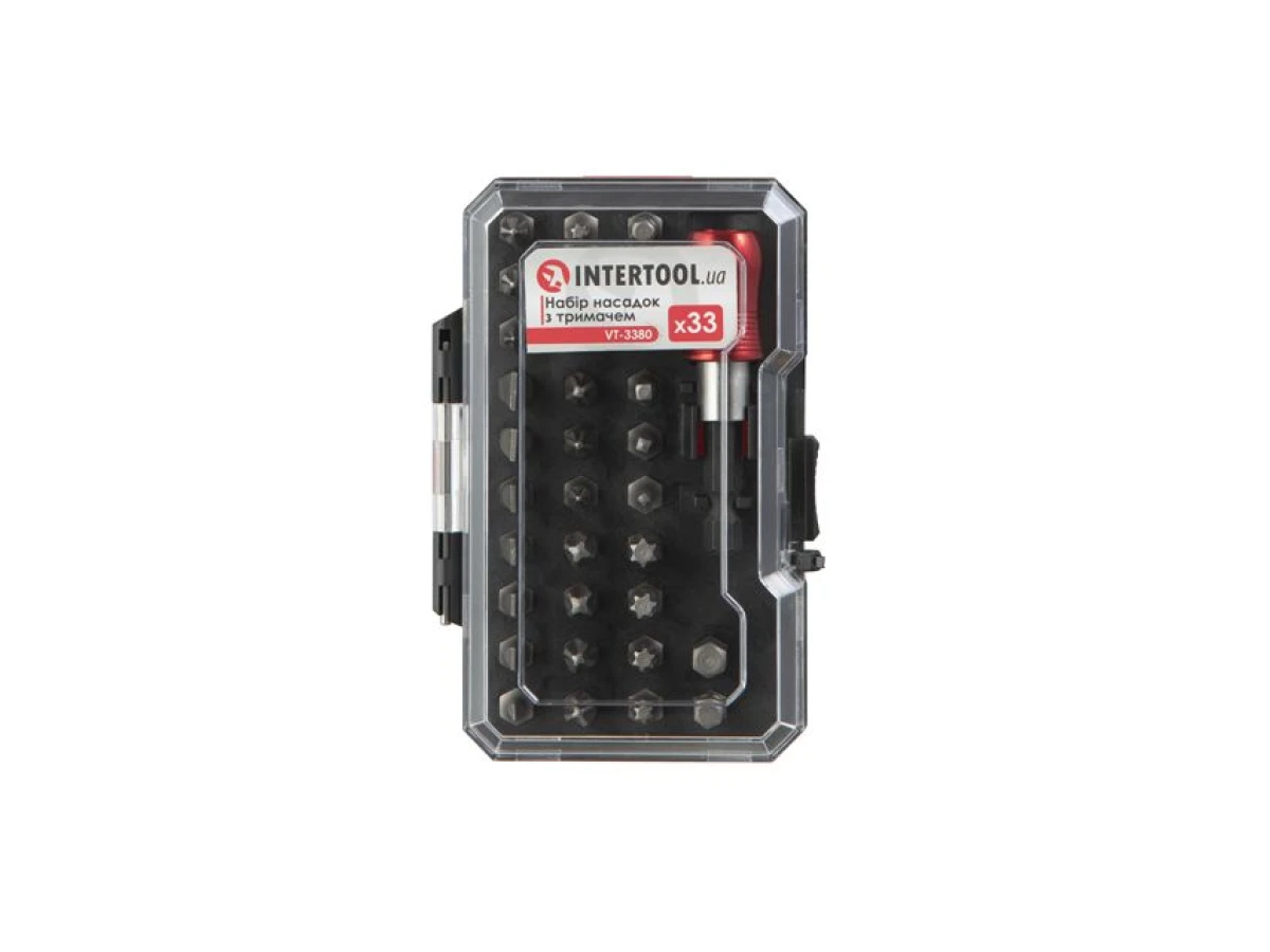 Набір насадок з тримачем 33 од. INTERTOOL VT-3380 