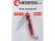 Ніж складаний 194 мм, ручка з алюмінієвими вставками, карабін INTERTOOL HT-0596 