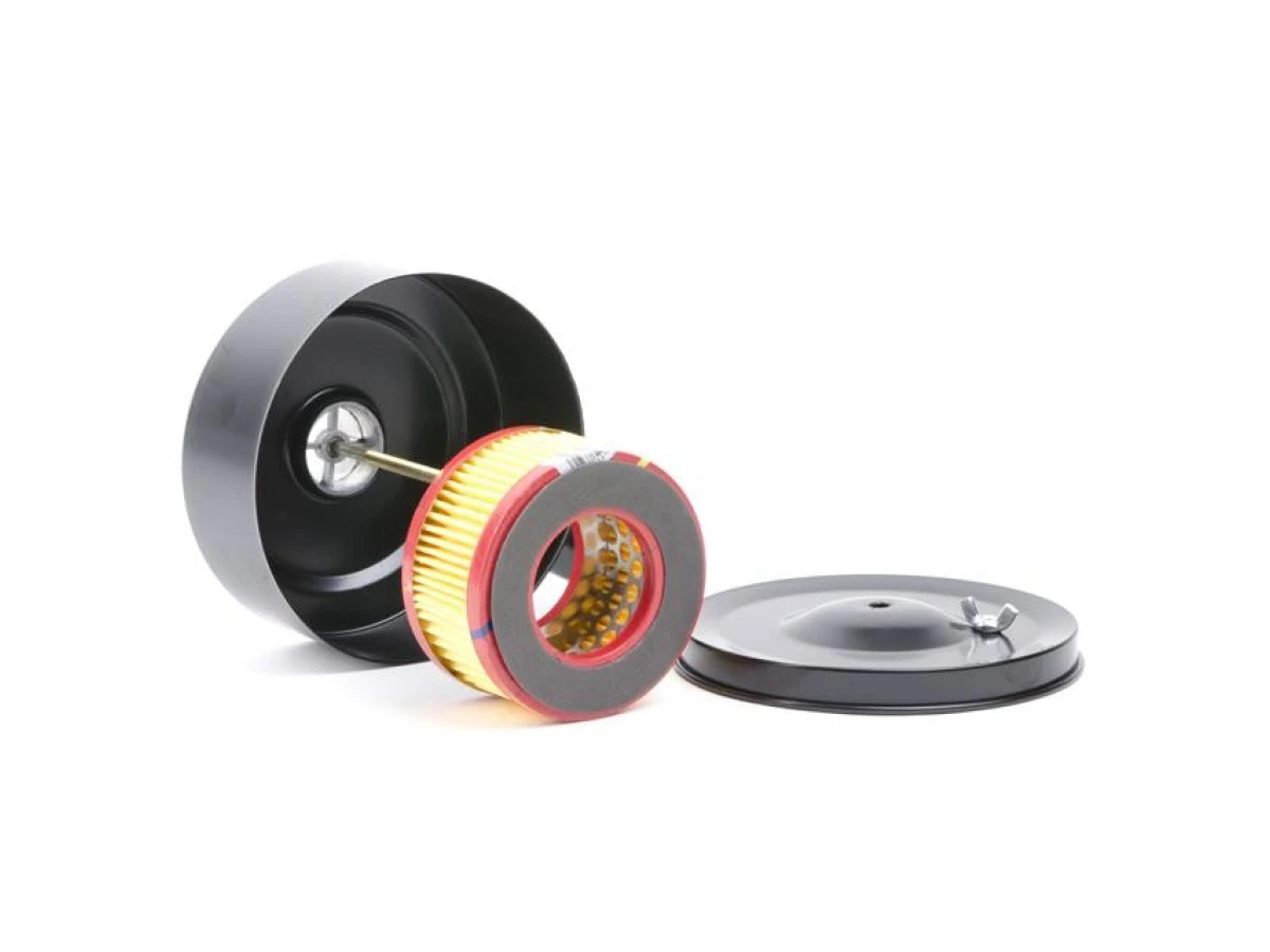 Повітряний фільтр для компресора, діаметр різьби М32, металевий корпус, змінний паперовий фільтруючий елемент, до PT-0040 / 0050 / 0052 INTERTOOL PT-9074 