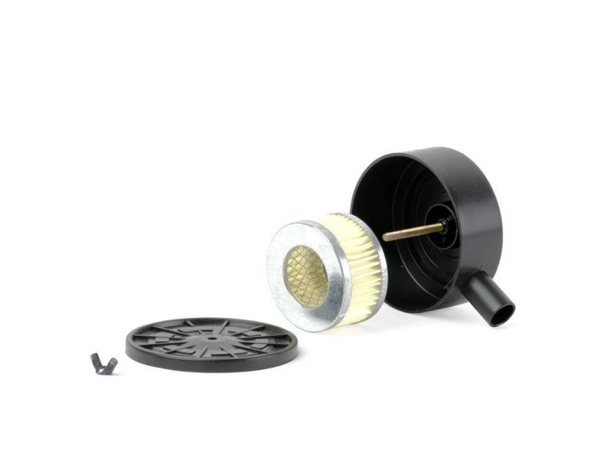 Повітряний фільтр для компресора, діаметр різьби М20, пластиковий корпус, змінний бумажний фільтруючий елемент до PT-0007 / 0013 / 0014 / 0036 INTERTOOL PT-9081 