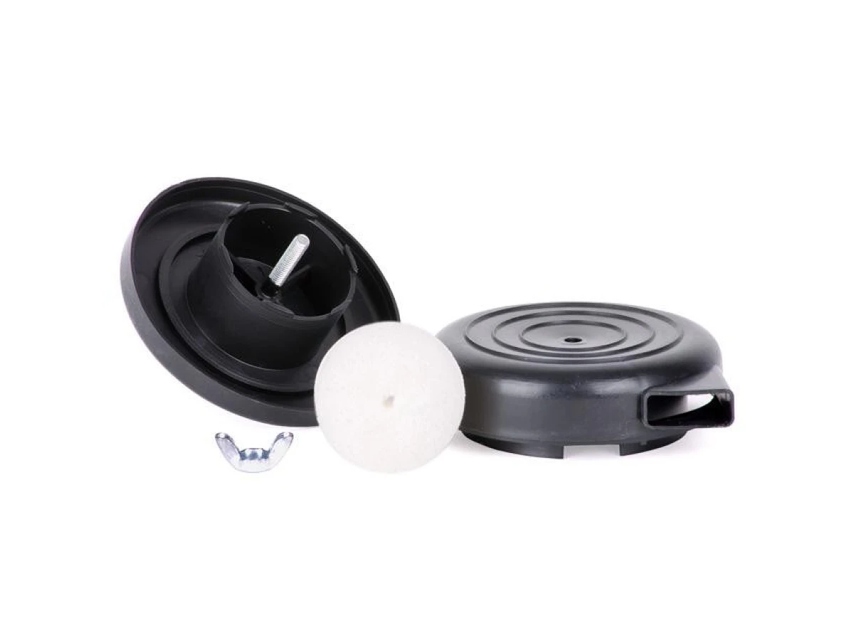 Повітряний фільтр для компресора, діаметр різьби М16, пластиковий корпус, змінний поролоновий фільтруючий елемент, до PT-0003 / 0009 INTERTOOL PT-9082 