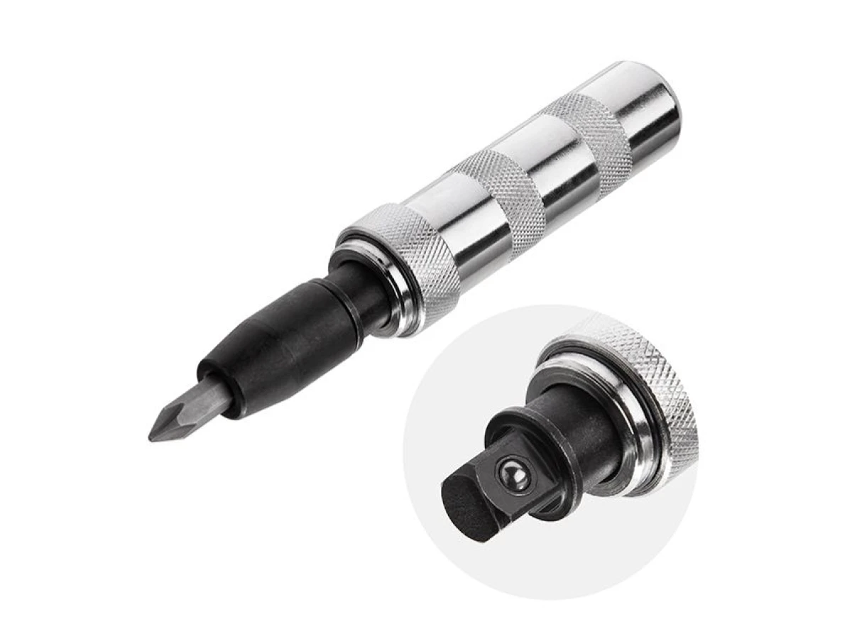 Викрутка ударна з комплектом насадок 6 од. INTERTOOL HT-0430 