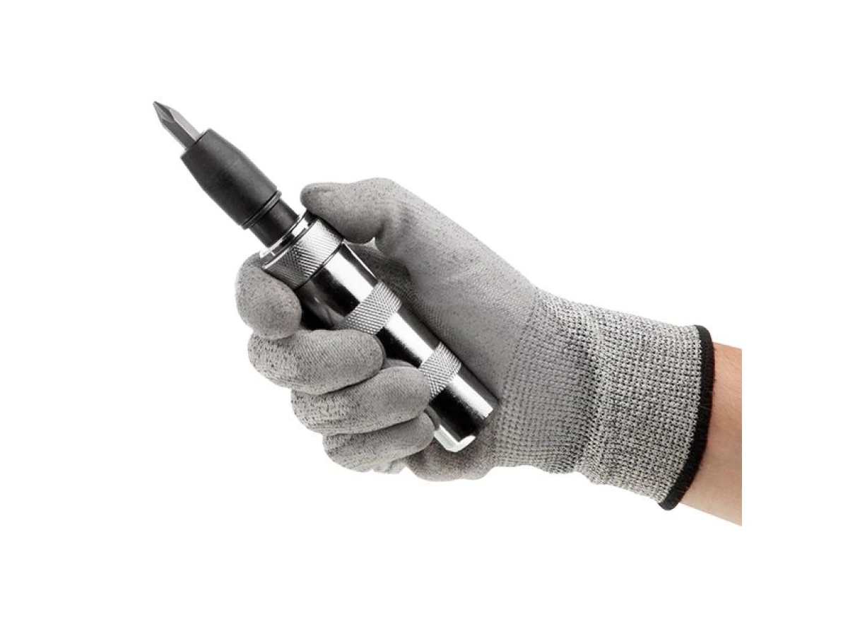 Викрутка ударна з комплектом насадок 6 од. INTERTOOL HT-0430 