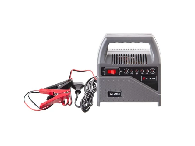 Устройство зарядное для аккумуляторов 6/12 В INTERTOOL AT-3012 