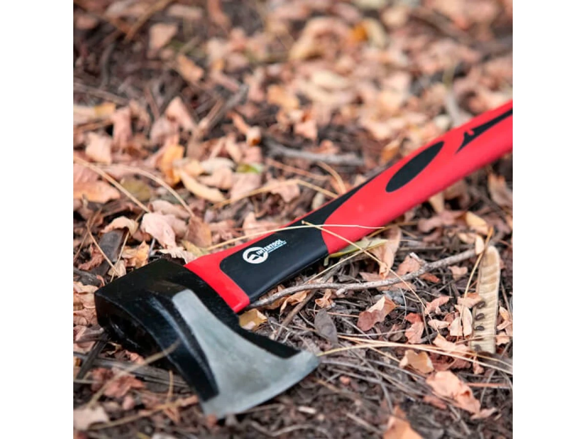 Колун кований 1000 г, ручка з фібергласу INTERTOOL HT-0274 