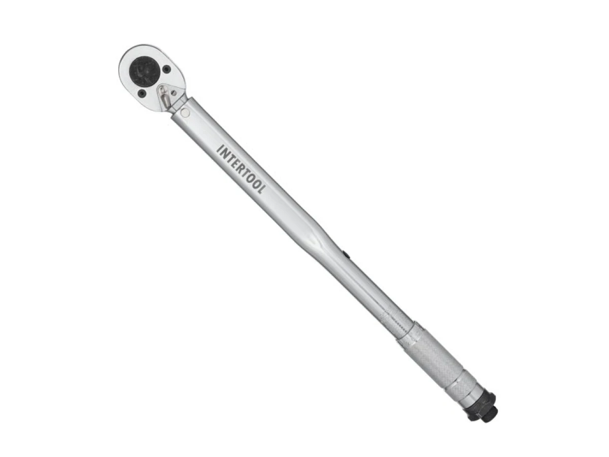 Ключ динамометричний 1/2", 28-210 Нм, перехідник 1/2"*3/8", подовжувач 125 мм * 1/2"  INTERTOOL XT-9007 