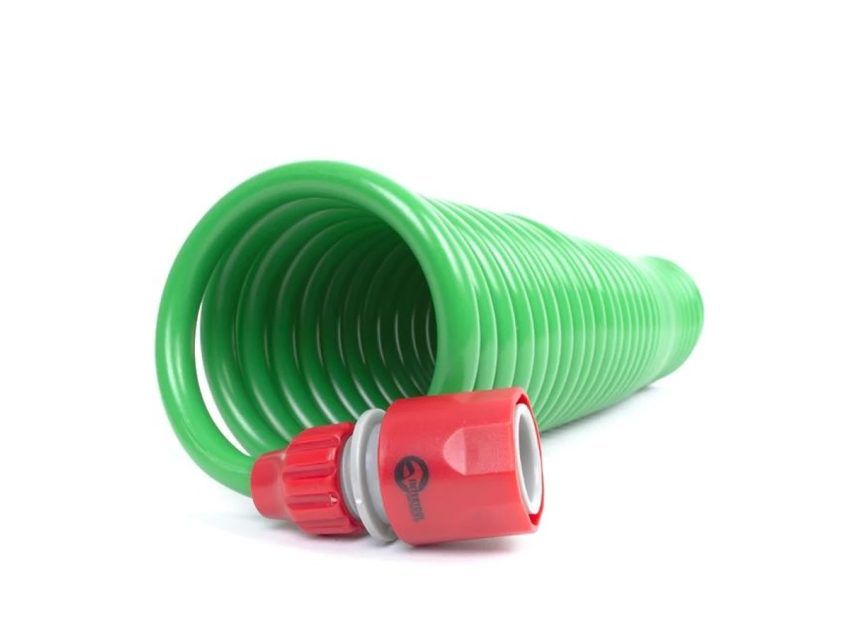 Шланг спіральний 7,5 м з конекторами INTERTOOL GE-4001 