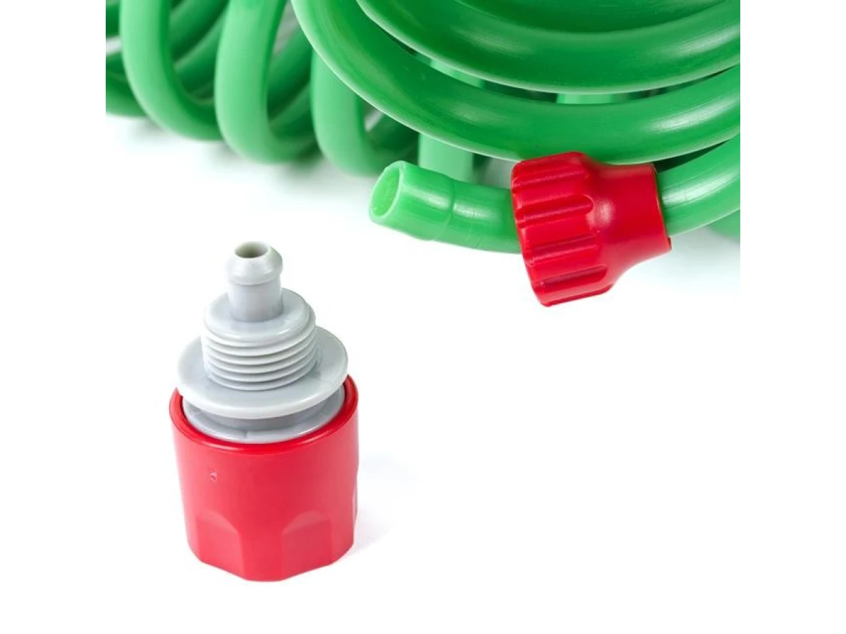 Шланг спіральний 15 м з конекторами INTERTOOL GE-4002 