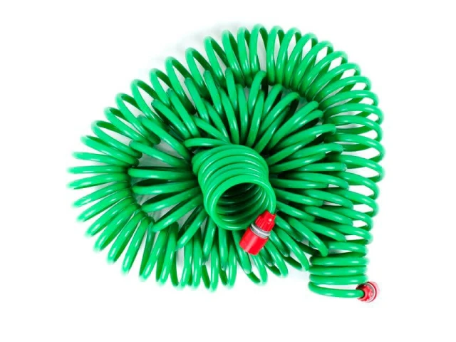 Шланг спіральний 30 м з конекторами INTERTOOL GE-4003 