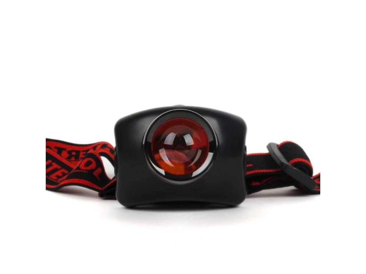 Ліхтар налобний світлодіодний надпотужний, три режими роботи, 3 Вт, батарейки 3 ААА. INTERTOOL LB-0303 