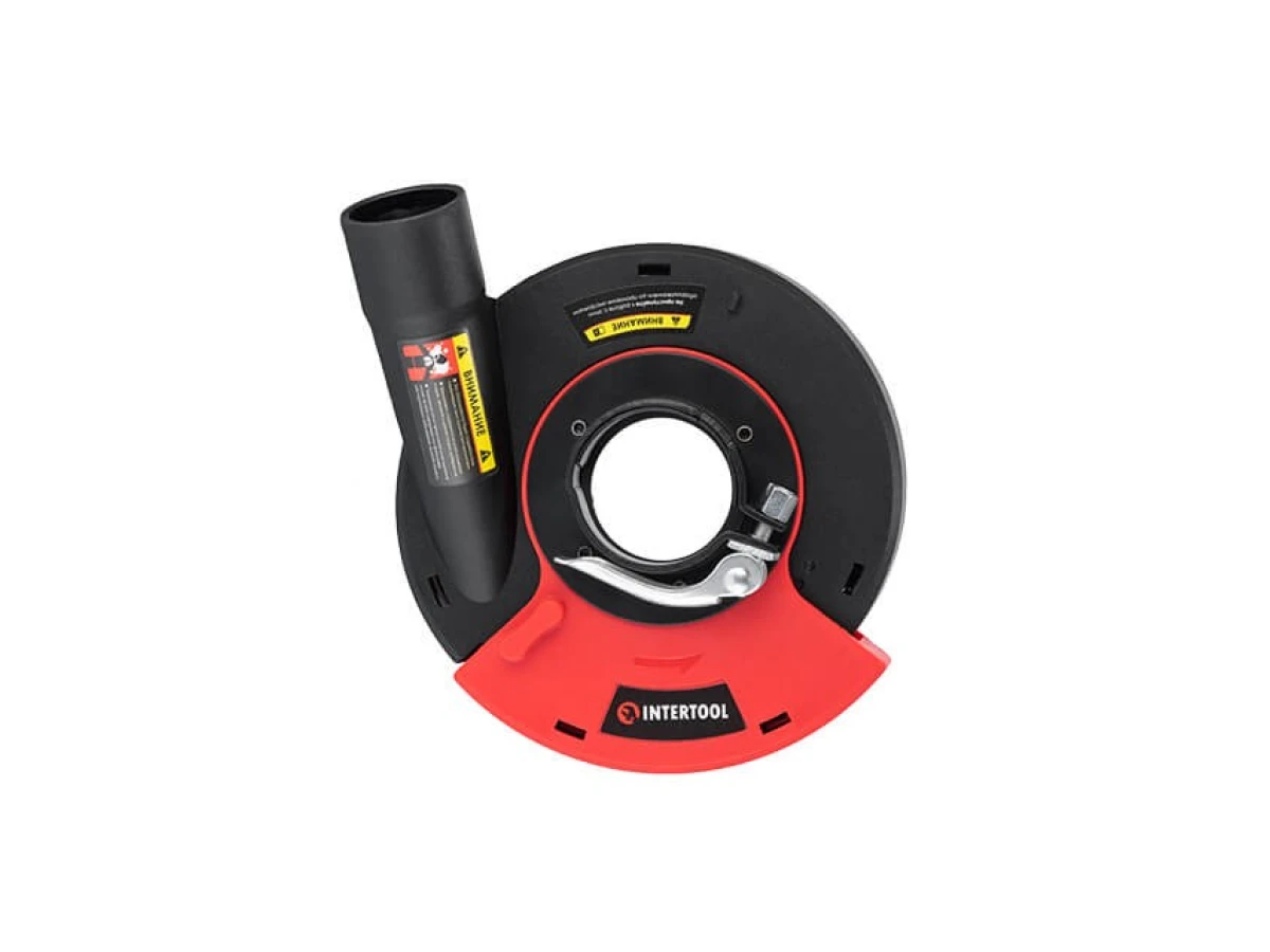 Кожух с пылеотводом под УШМ 125 мм, для шлифовки INTERTOOL ST-0004 