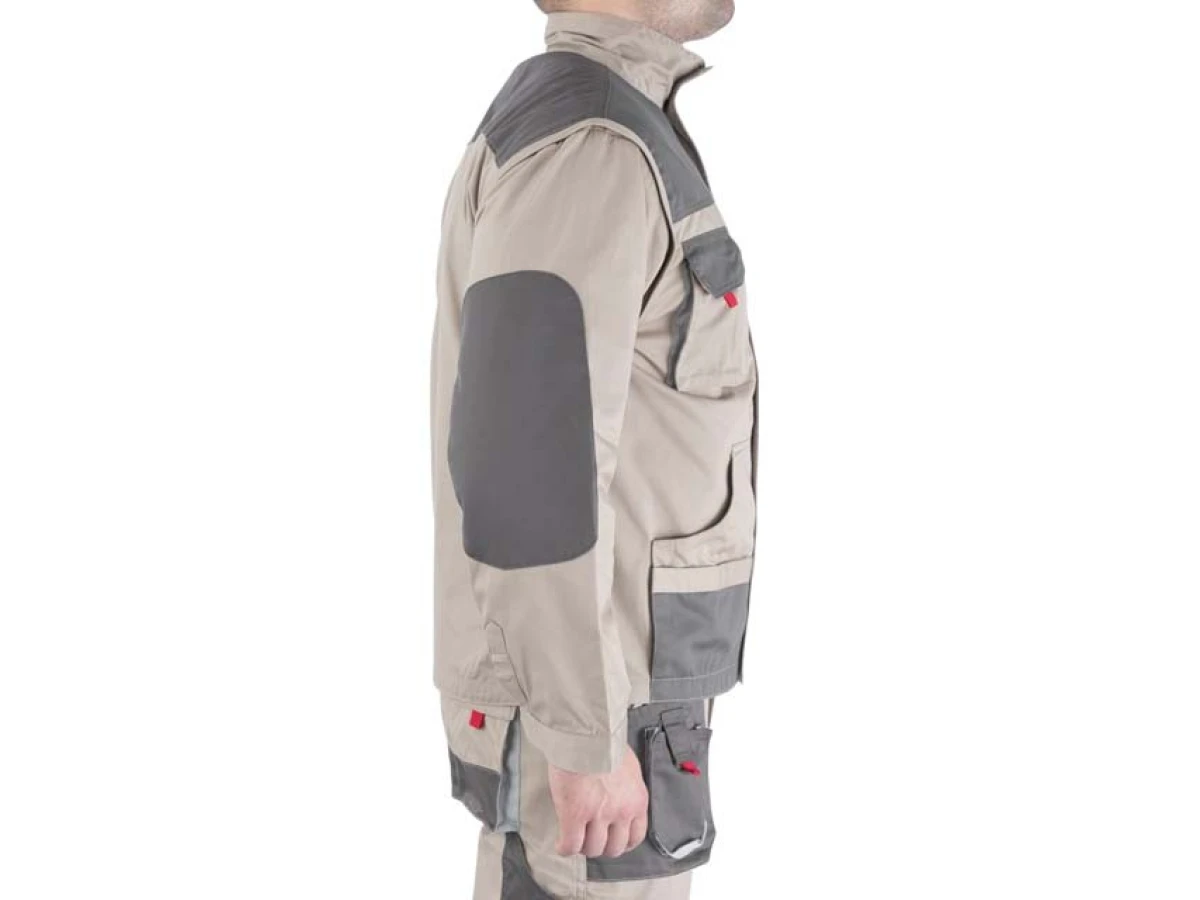 Куртка робоча 2 в 1, 100% бавовна, щільність 180 г / м2, XL INTERTOOL SP-3034 