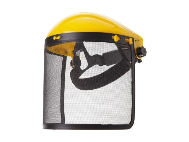 Маска защитная для лица с экраном из сетки INTERTOOL SP-0032 