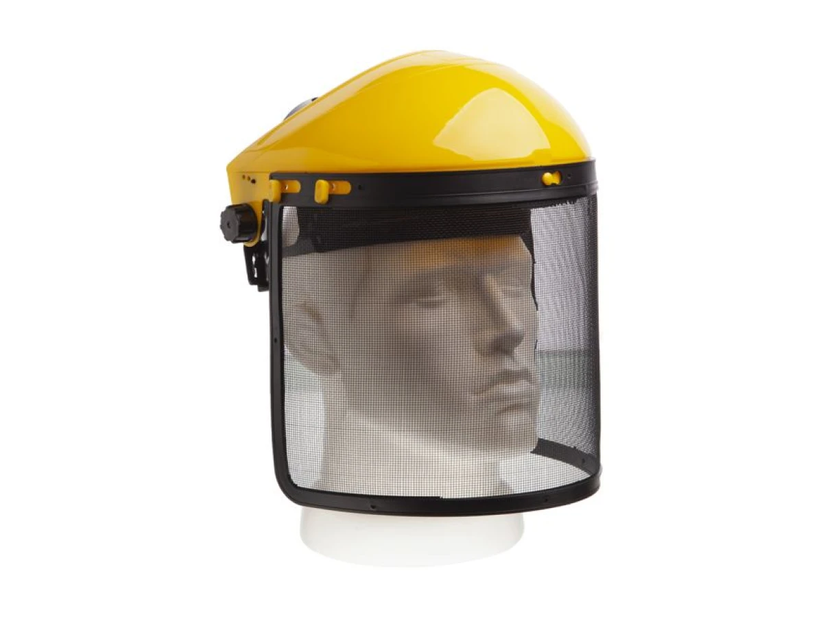 Маска защитная для лица с экраном из сетки INTERTOOL SP-0032 