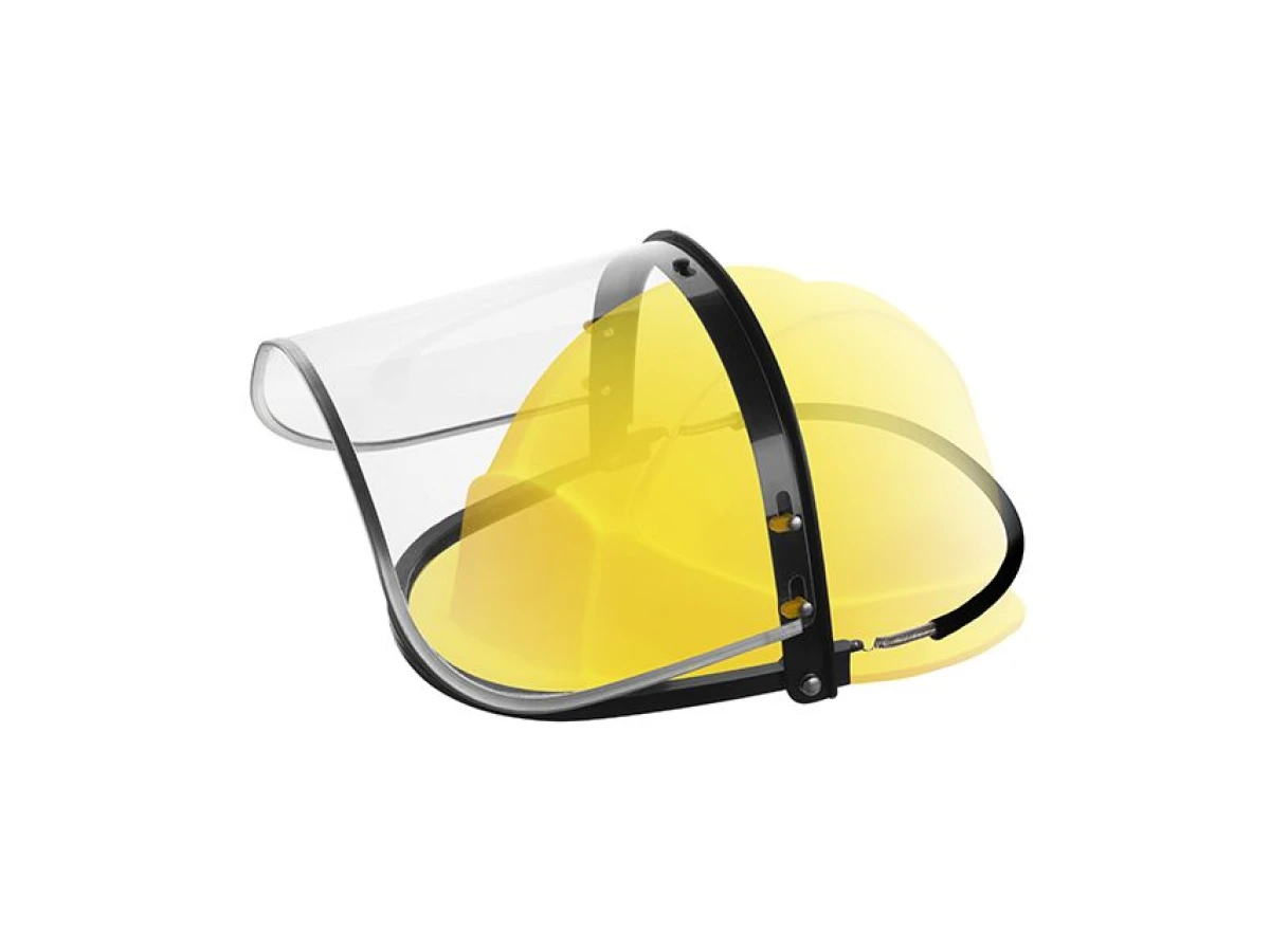 Экран защитный для лица, материал PVC,крепление на каску INTERTOOL SP-0034 