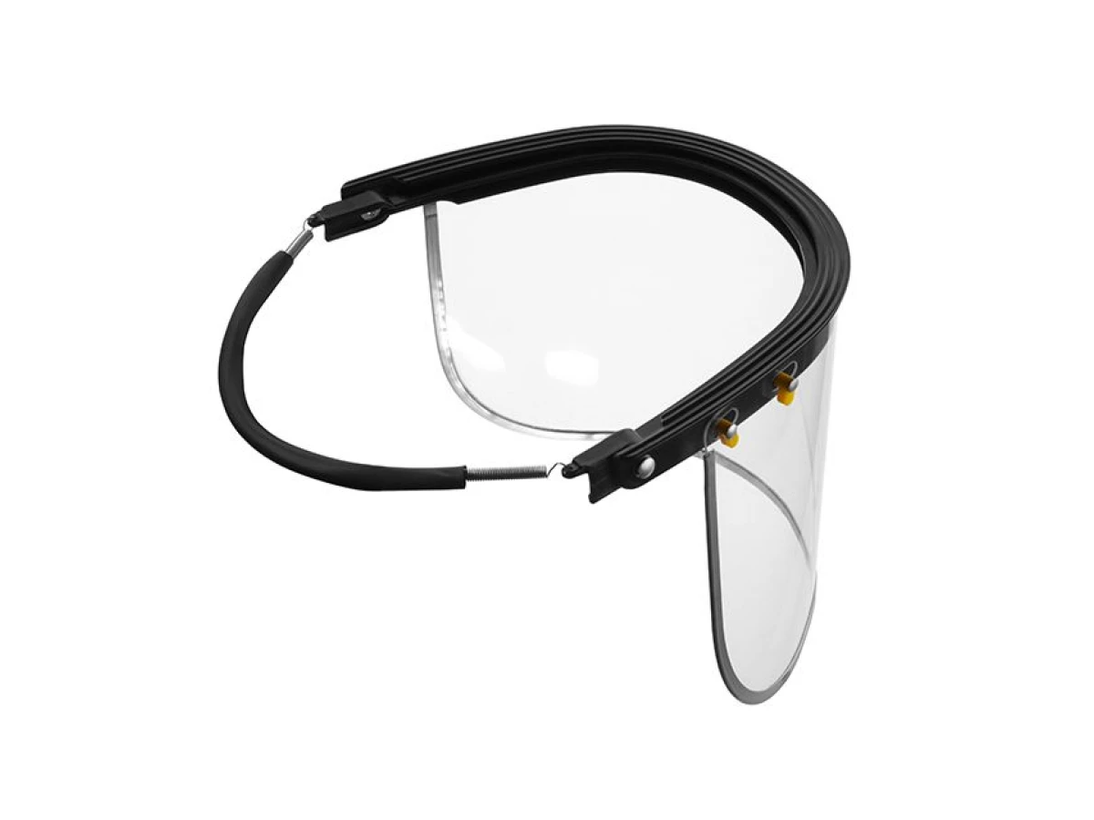 Экран защитный для лица, материал PVC,крепление на каску INTERTOOL SP-0034 