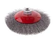 Щітка конусна 125 мм, для КШМ, М14 (кручений дріт) INTERTOOL BT-5125 