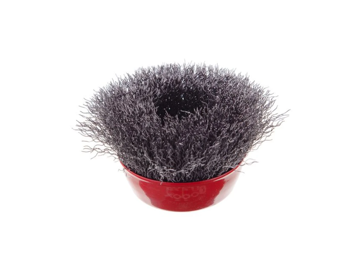 Щітка чашкова 85 мм, для КШМ, М14 (кручений дріт) INTERTOOL BT-1085 