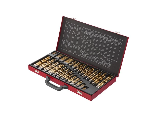Набір свердел HSS 230 од. в металевому кейсі INTERTOOL SD-0309 