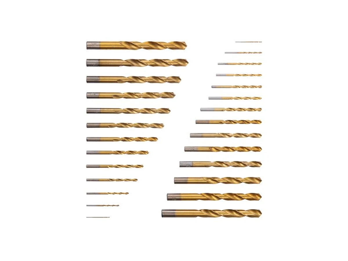 Набір свердел HSS 230 од. в металевому кейсі INTERTOOL SD-0309 