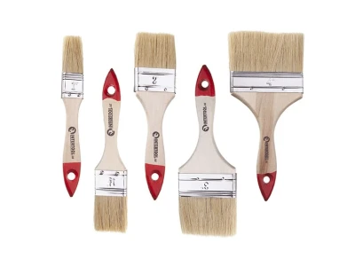 Набір пензлів флейцевих 25; 38; 50; 76; 102 мм, 5 од. INTERTOOL KT-1005