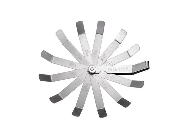 Комплект щупів зігнутих 0.203-0,660 мм, 12 шт INTERTOOL AT-0005 