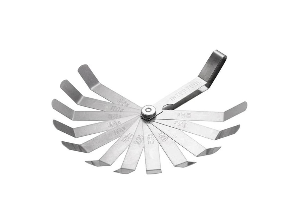 Комплект щупів зігнутих 0.203-0,660 мм, 12 шт INTERTOOL AT-0005 