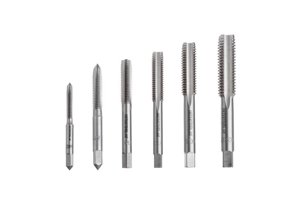 Набор плашек M3-M12 и метчиков M3-M12, 40 ед. INTERTOOL SD-8040 