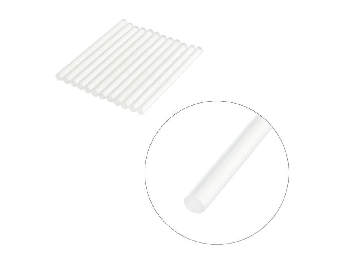 Комплект стрижнів клейових флуоресцентних 7,4*100 мм, 12 шт INTERTOOL RT-1039 