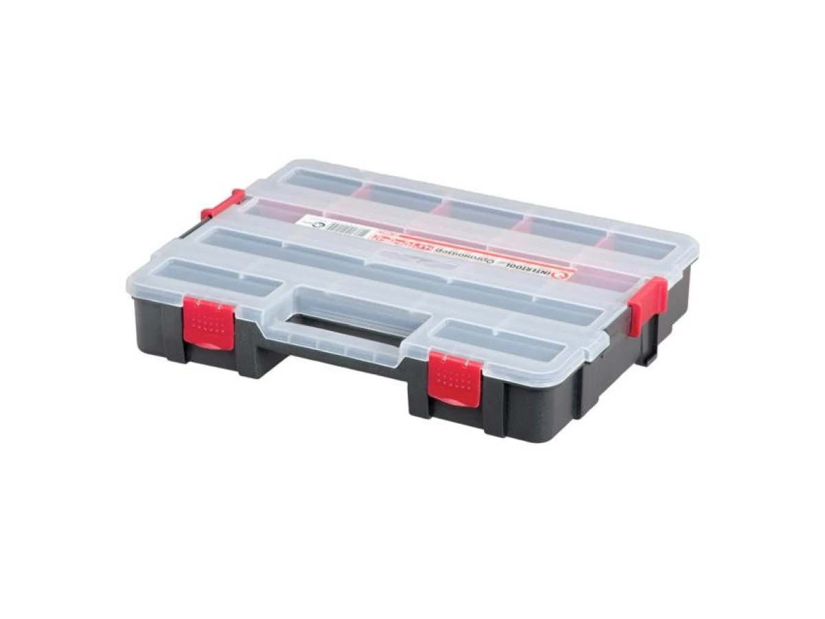Пластиковий органайзер для інструментів 14.5" 375*290*67 мм INTERTOOL BX-4021 