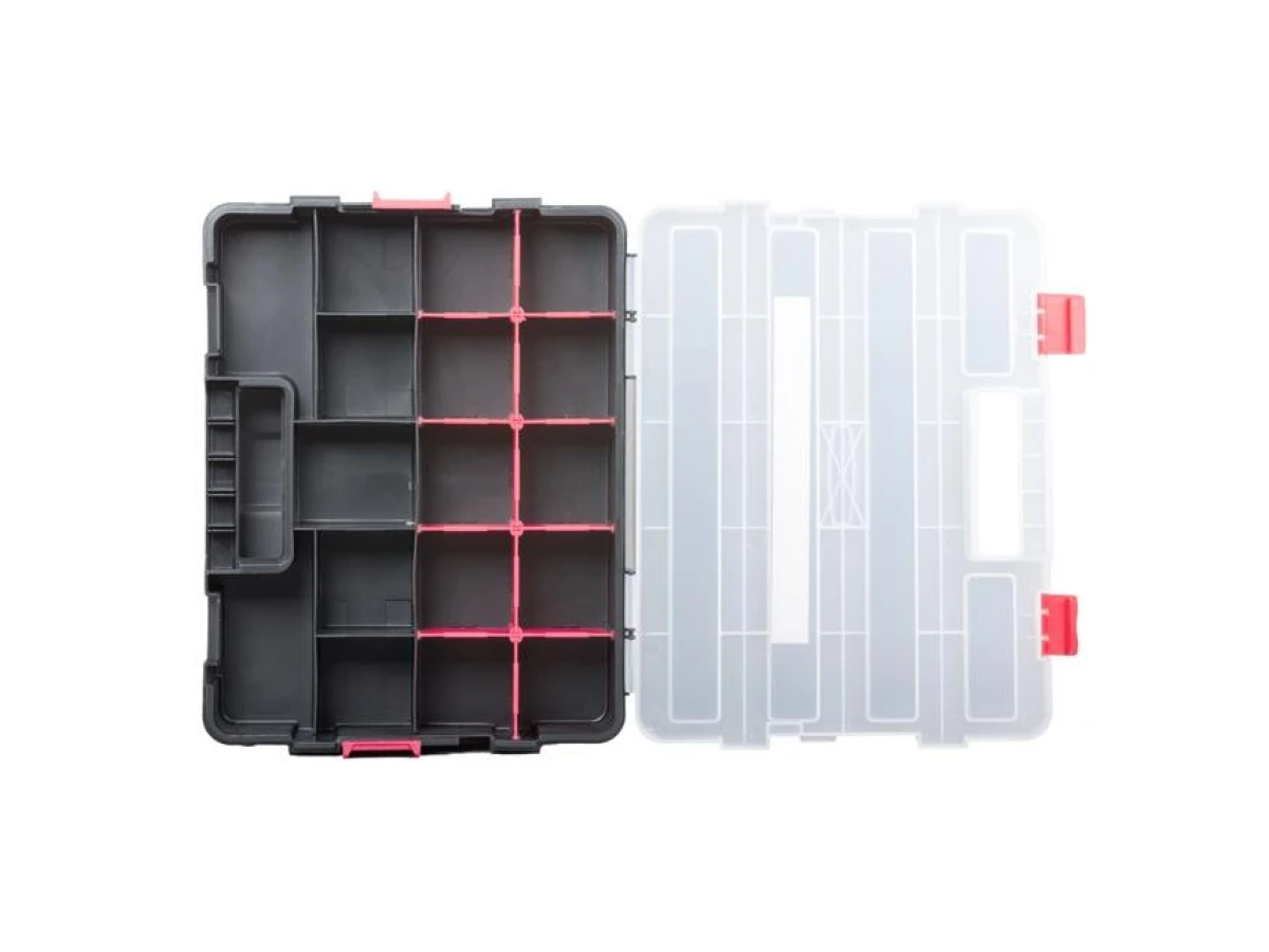 Пластиковий органайзер для інструментів 14.5" 375*290*67 мм INTERTOOL BX-4021 