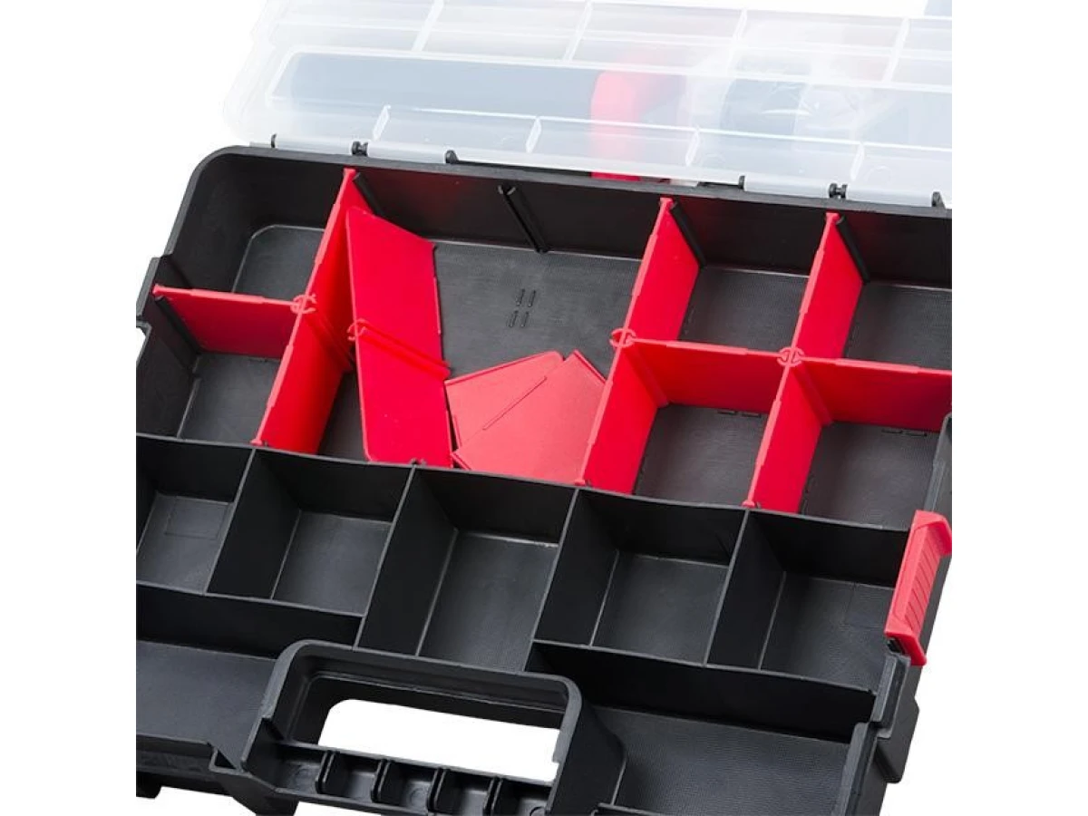 Пластиковий органайзер для інструментів 14.5" 375*290*67 мм INTERTOOL BX-4021 